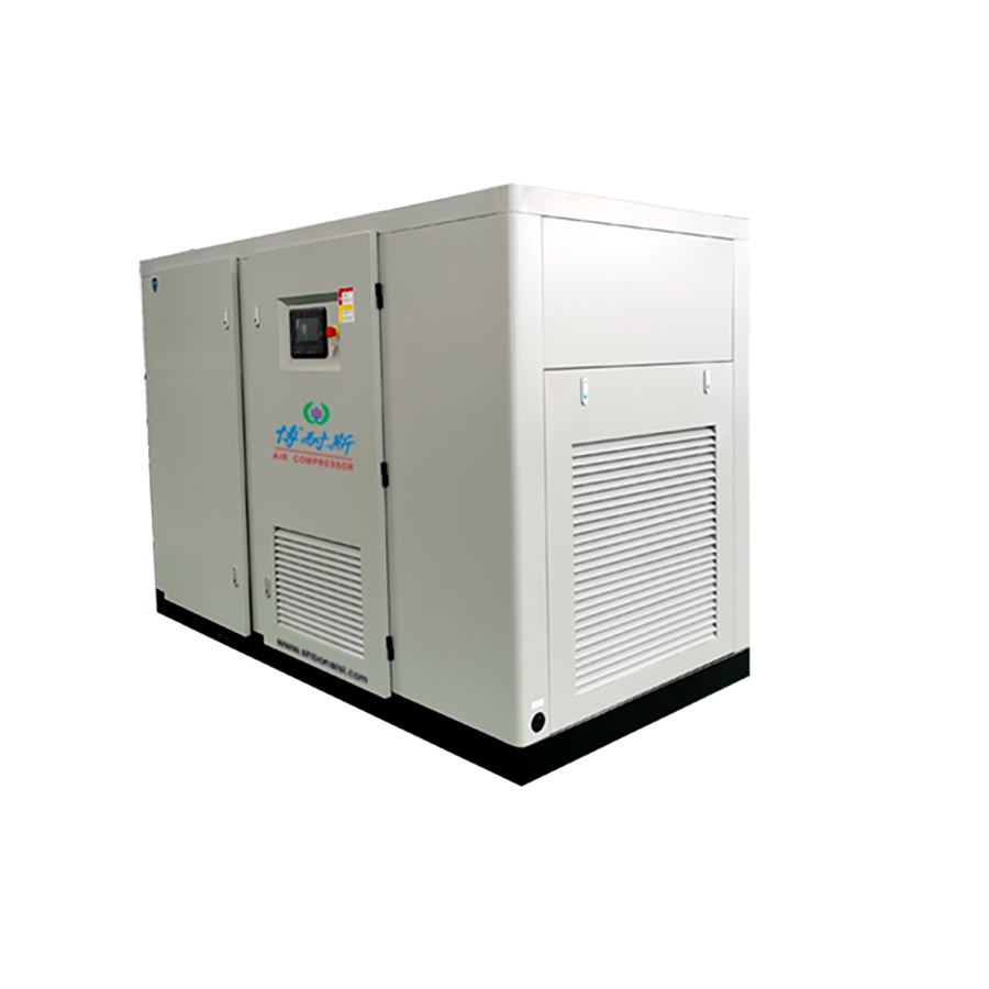 Frequency conversion low pressure oil-free screw air compressor